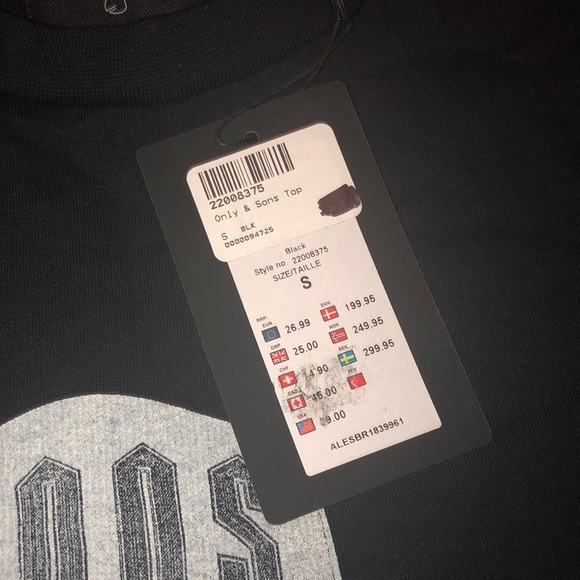 Only & Sons S Black Sweater Animal Print - Picture 3 of 7